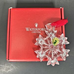 Waterford Crystal Snowflake Ornament Large Christmas Holiday 2017 Collectable